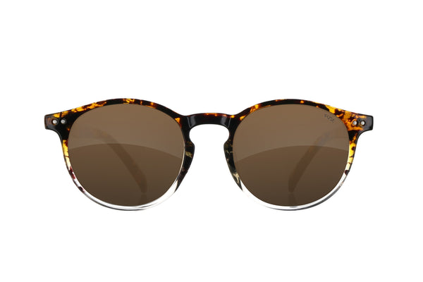 Fuse Lenses Brown Brown Tint replacement lenses shown in Oakley Holbrook frames