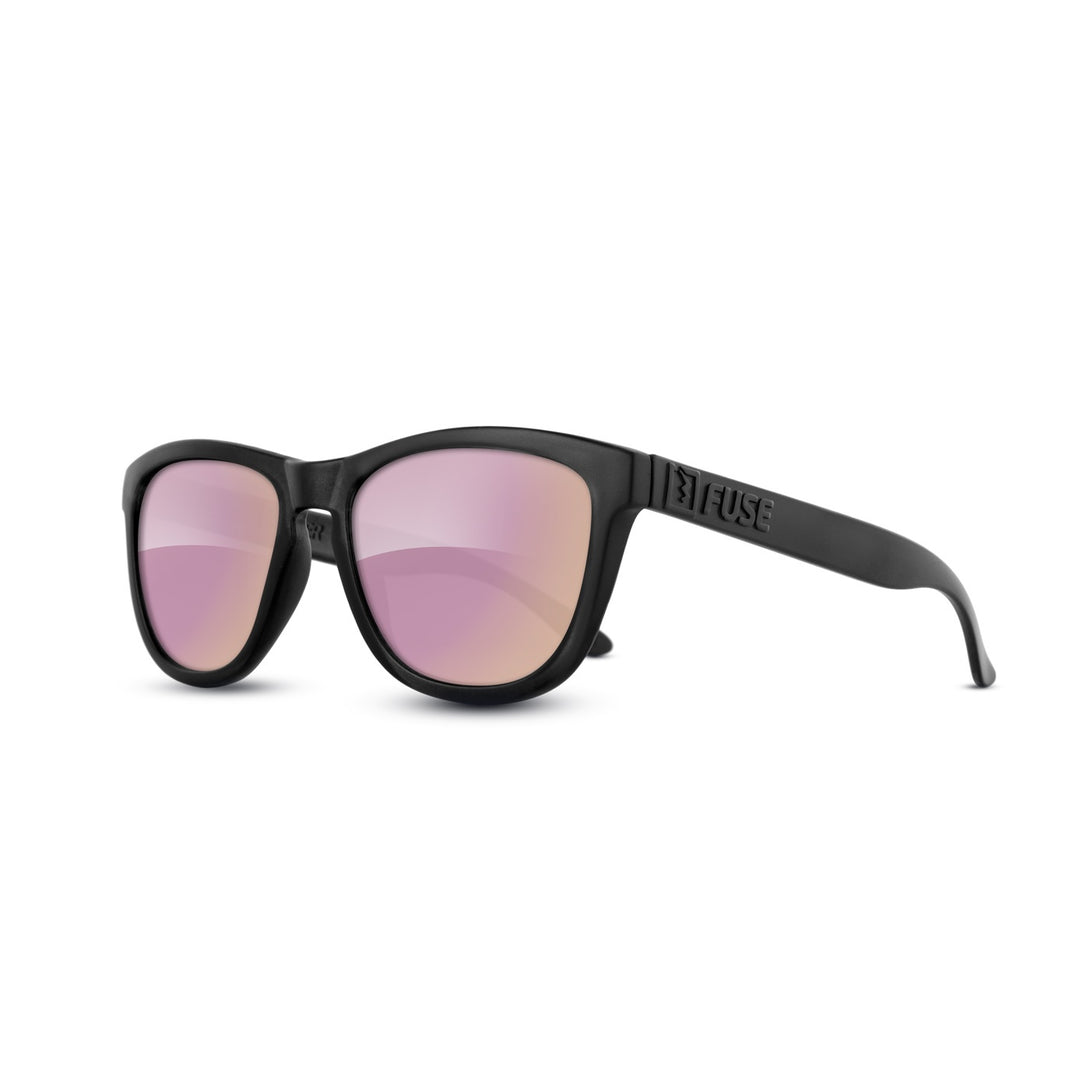 Fuse 3 Rooker Sunglasses - Black / Cool Grey Lens w/ Light Pink Mirror